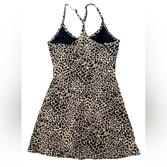 Outdoor Voices The Exercise Dress NEW Version Leopard Print Tennis Running XS - Picture 8 of 16
